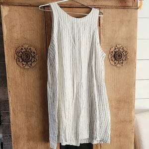 Target Striped Sleeveless L Dress, NWT